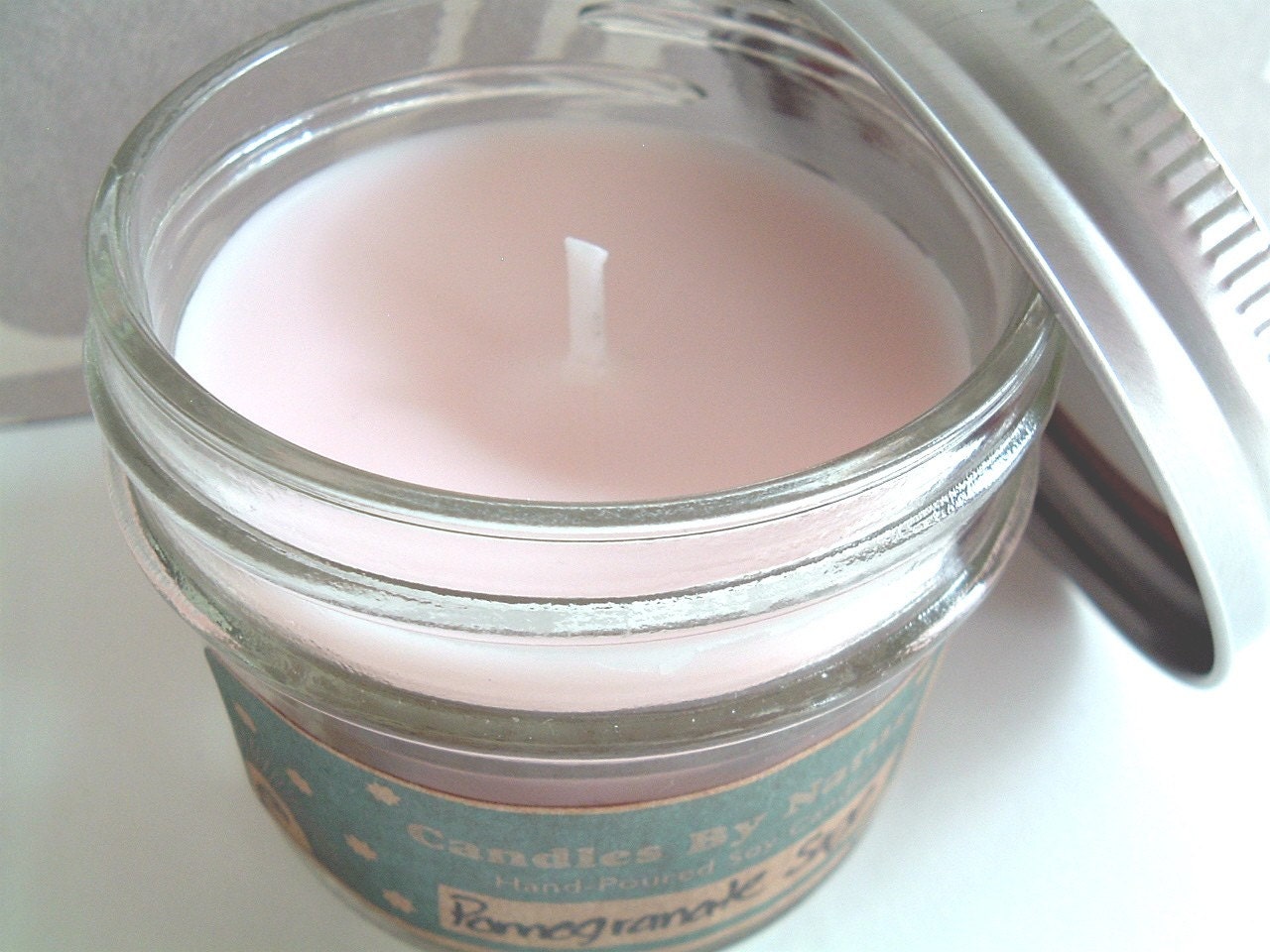 POMEGRANATE SAGE Handcrafted Soy Candle (4 oz.)