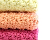 Sorbet Collection - Crochet Cotton Dishcloths