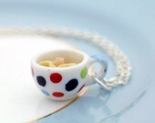 Tea Time Surprise Necklace by Galavant on Etsy