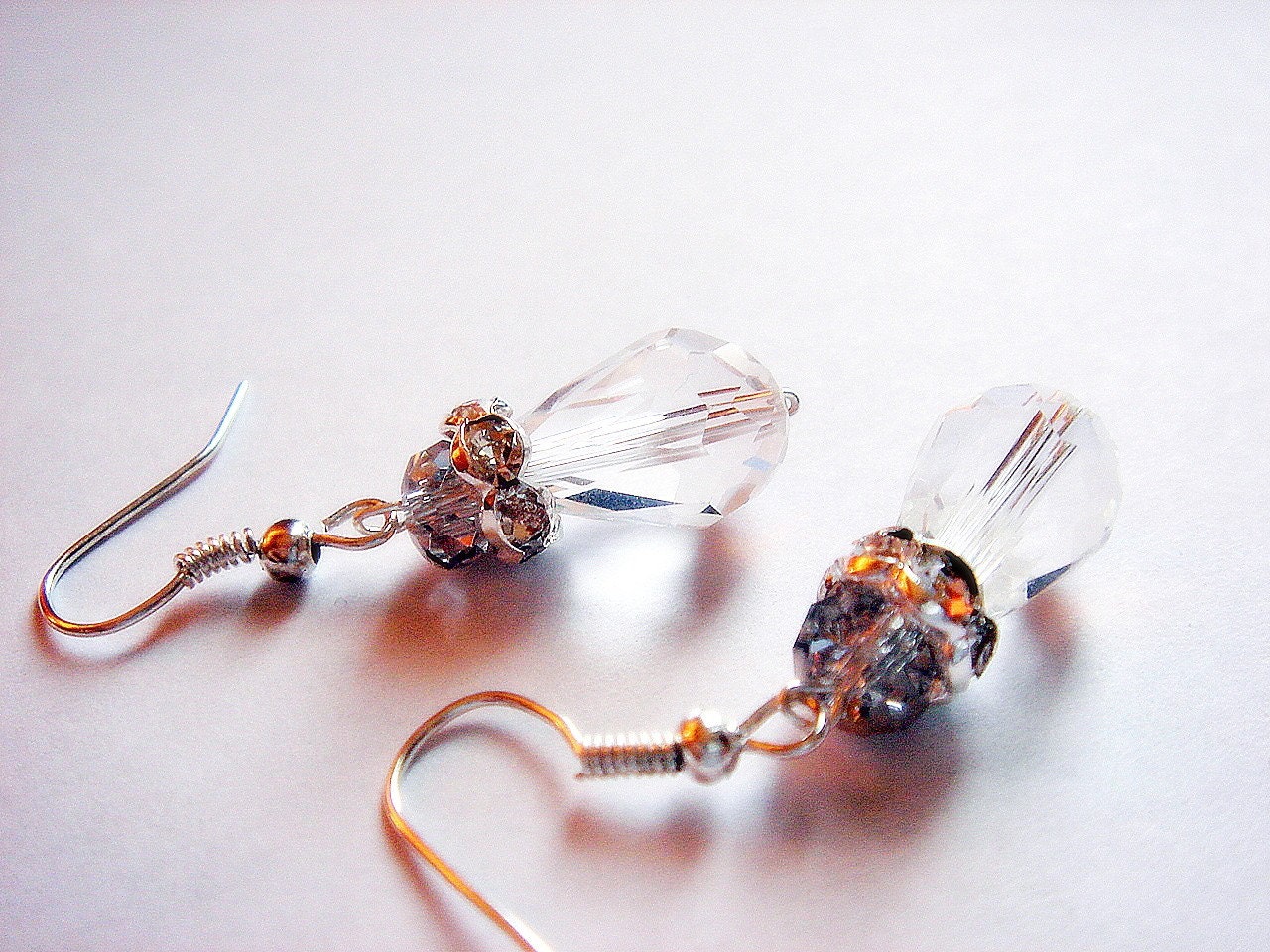 Royalty to Be Crystal Czech Glass Dangle Earrings
