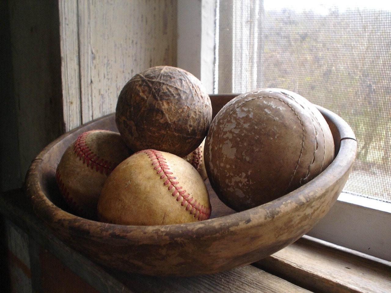 Antinque and Vintage Sport Ball Collection