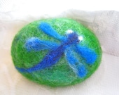 Felted Soap Dragonfly