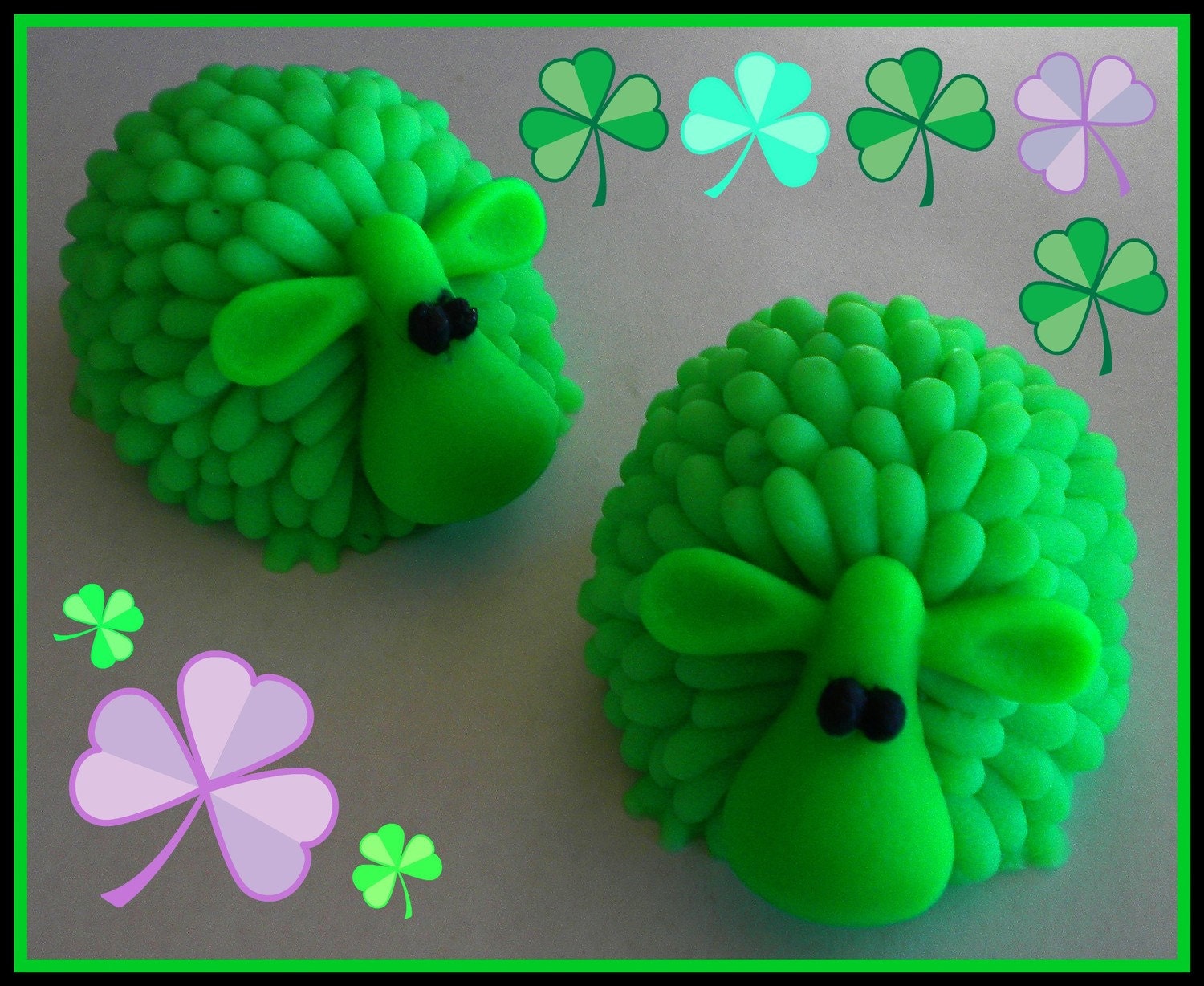 Soap - St. Patrick's Day Green Sheep Soap - 3D - made with goat's milk - choose your scent