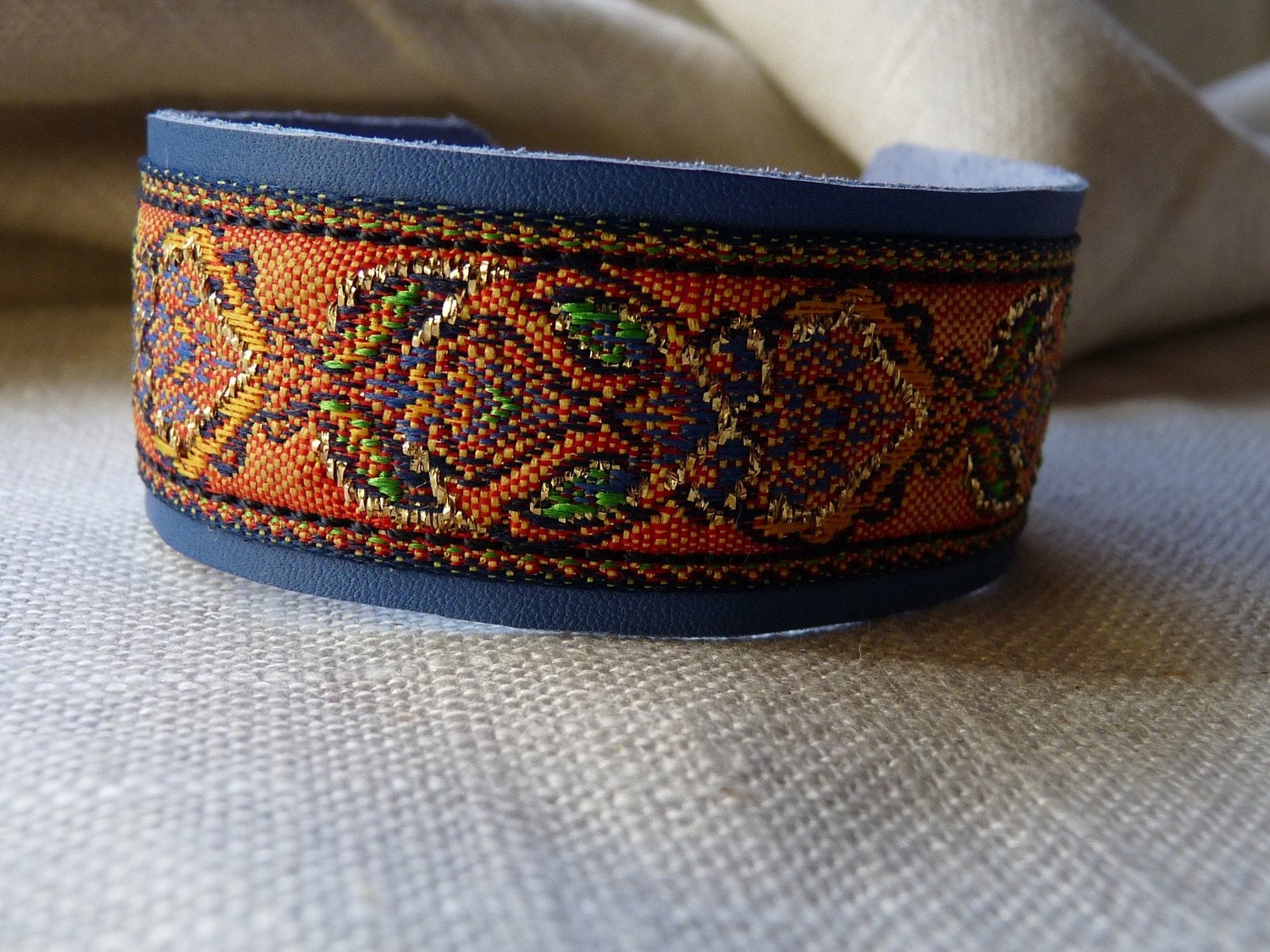 Sunset on the Water Leather Bracelet