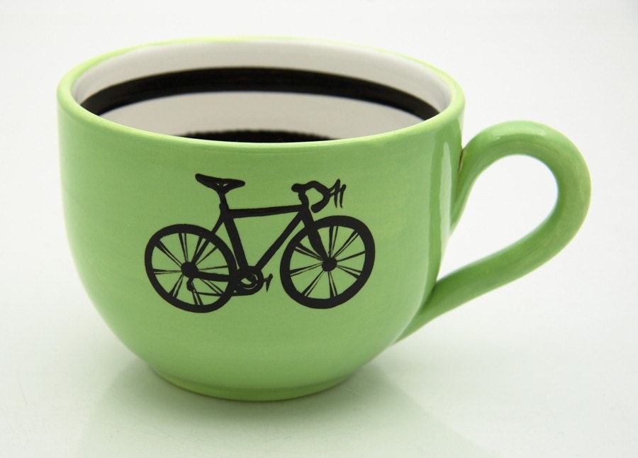Bicycle Mug large for Soup or Coffee Lovers
