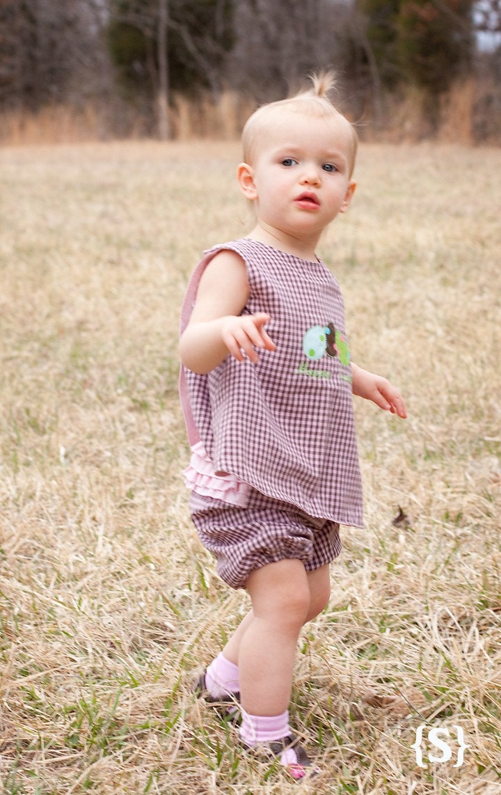 Girls Maya Swing Top and Bloomers for Easter or Anytime in sizes 1-5