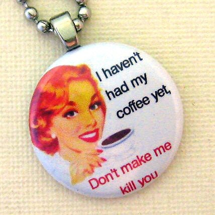 Funny Retro Necklace (one inch)