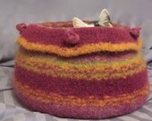 cat bed felted kitty kave made to order