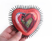 Sacred Heart - Assemblage - Day of the dead - Wall Sculpture
