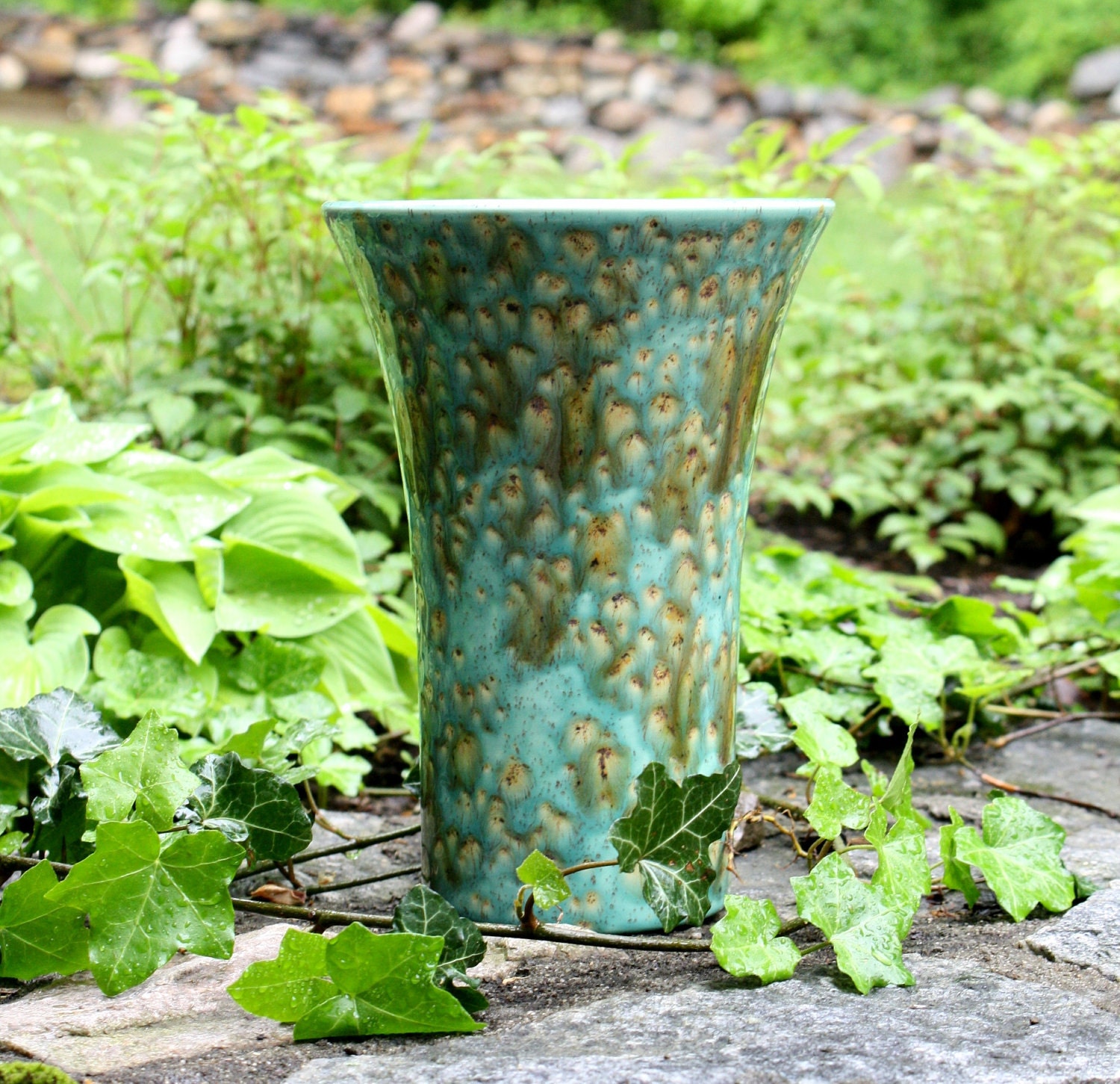 Centerpiece Vase Bali Blue