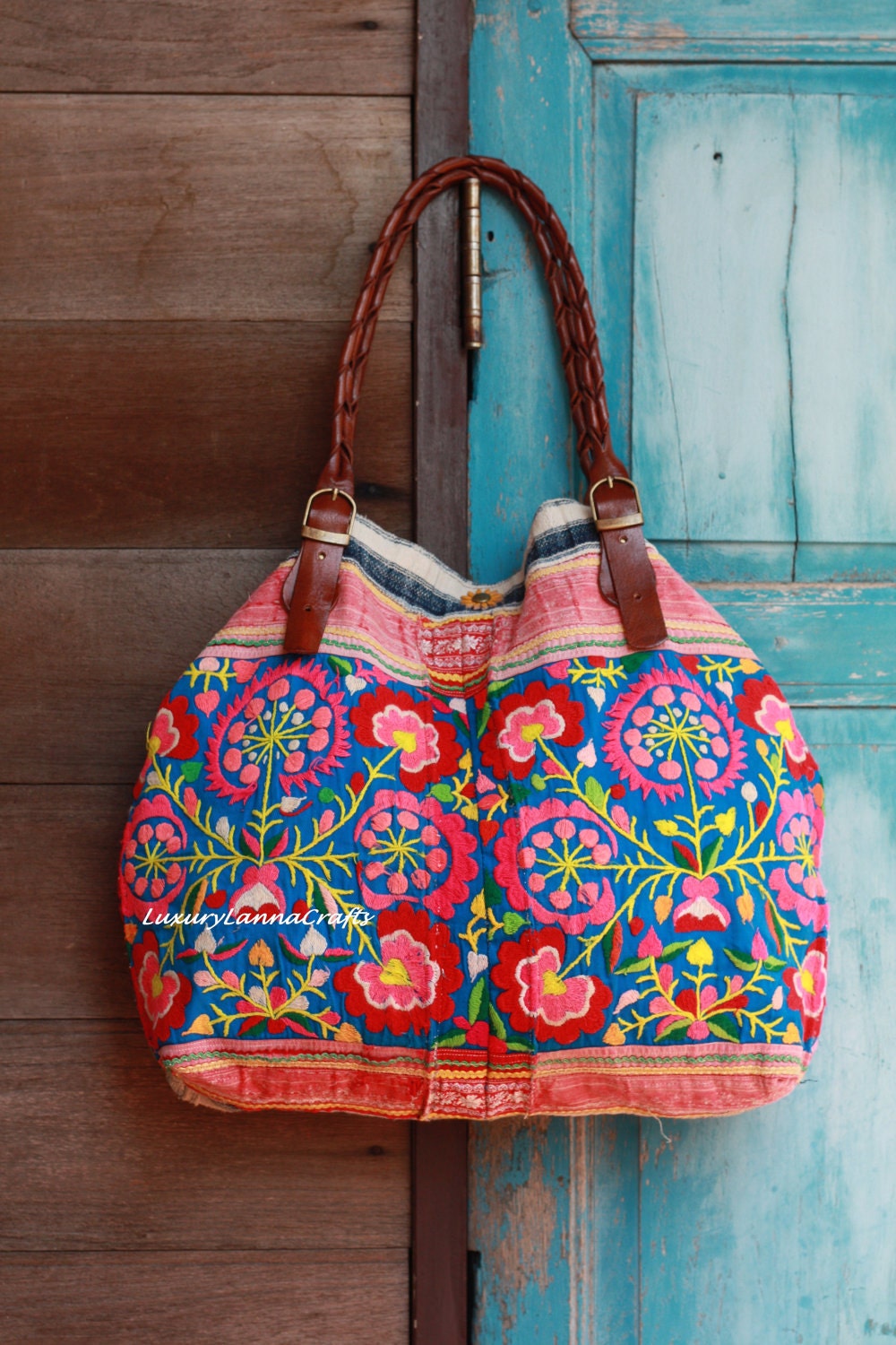 Luxury Tribal Ethnic Handmade Tote Bag L178-K2