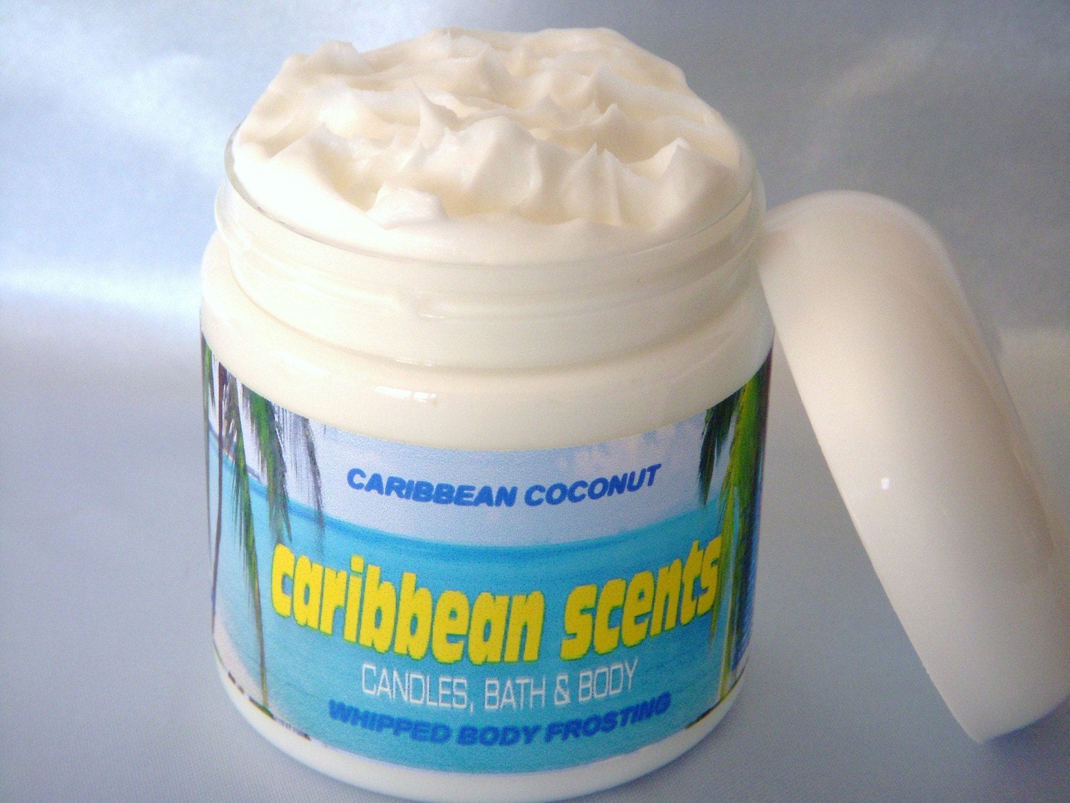 Caribbean Coconut Scented-whipped body frosting- 5 oz-Paraben Free