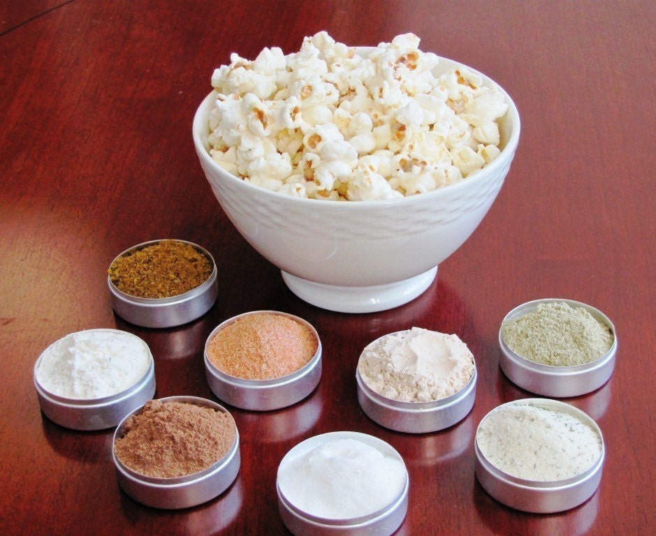 Gourmet Popcorn Spice Kit - also makes great flavored pretzels