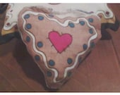 Gingerbread Heart Dog Toy