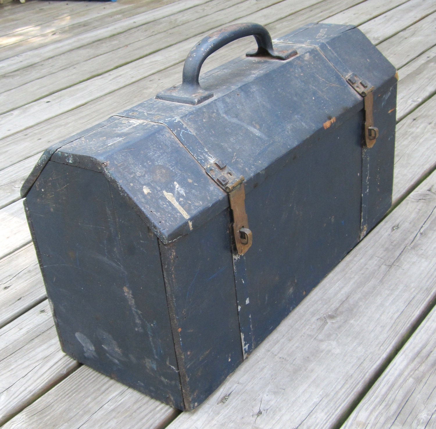 1930's Carpenter's Wood Tool Box