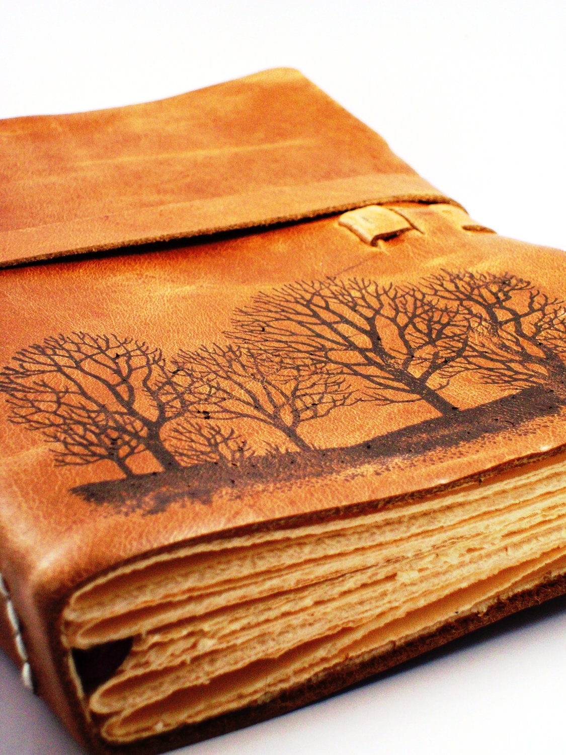 Forest For The Trees Leather Journal in Primitive Brown- 6