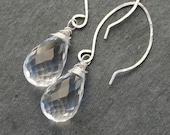 Rock crystal quartz and sterling silver Ice Sparkle earrings
