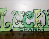 Large LUCKY Charm Decor - perfect for St patrick's Day Decoration
