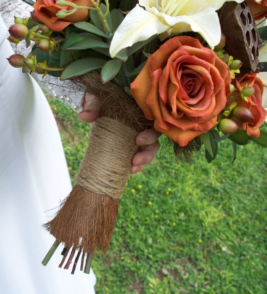 Rustic Hill Country Bridal Bouquet
