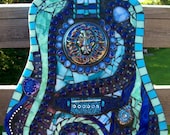 Stained Glass Mosaic Blues Guitar
