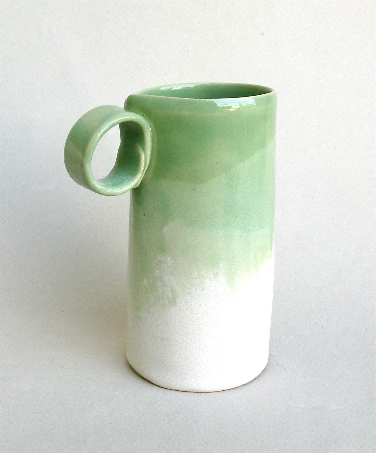 petite hand built porcelain cup