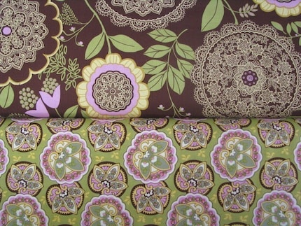 Amy Butler Lotus  Yard Bundle (2 Yds Total)  Lacework and Star Paisley - LAST ONE