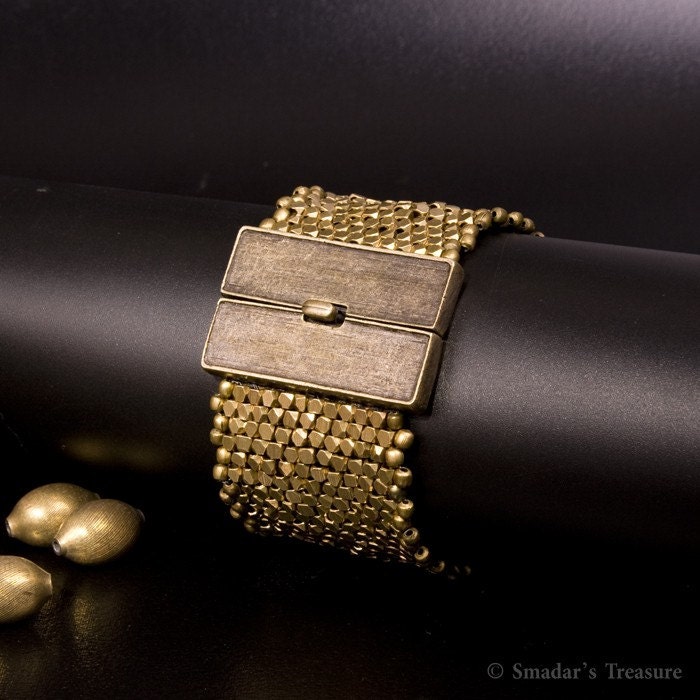 Bold Brass Cuff Bracelet