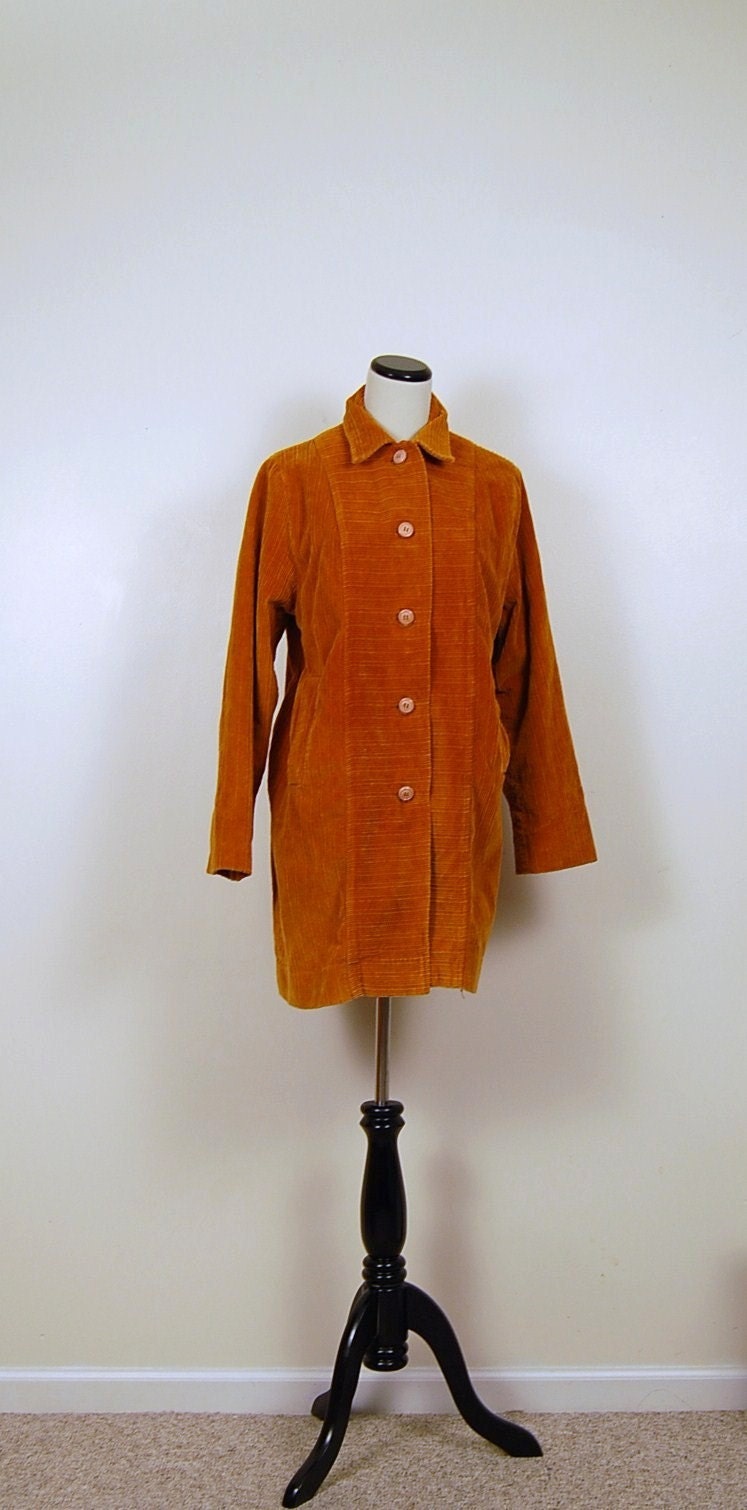 Vintage 1970's Golden CORDUROY  Boho Jacket ....... Fall 2010 collection