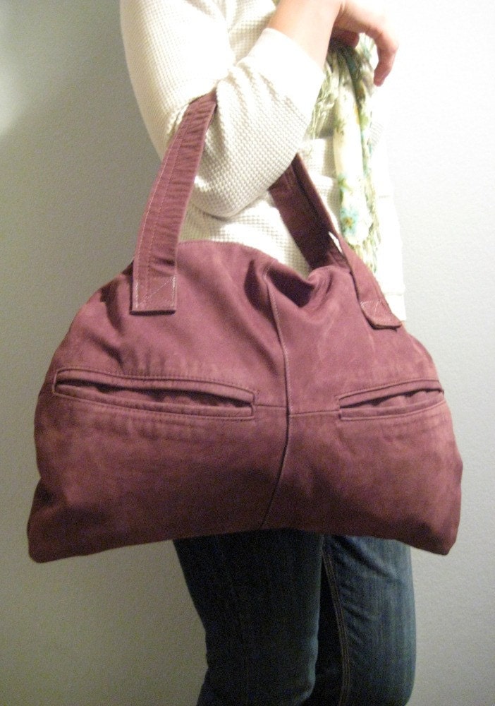 The Setter - recycled leather bag