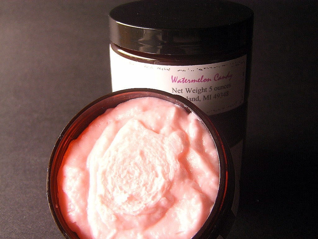 Watermelon Candy - Whipped Cream Soap - 5 ounces