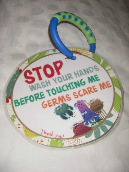 Germie Stopper Stroller or Car Seat Sign