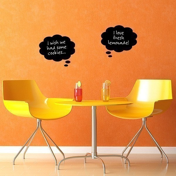 Chalk Thoughts, vinyl chalkboard decal