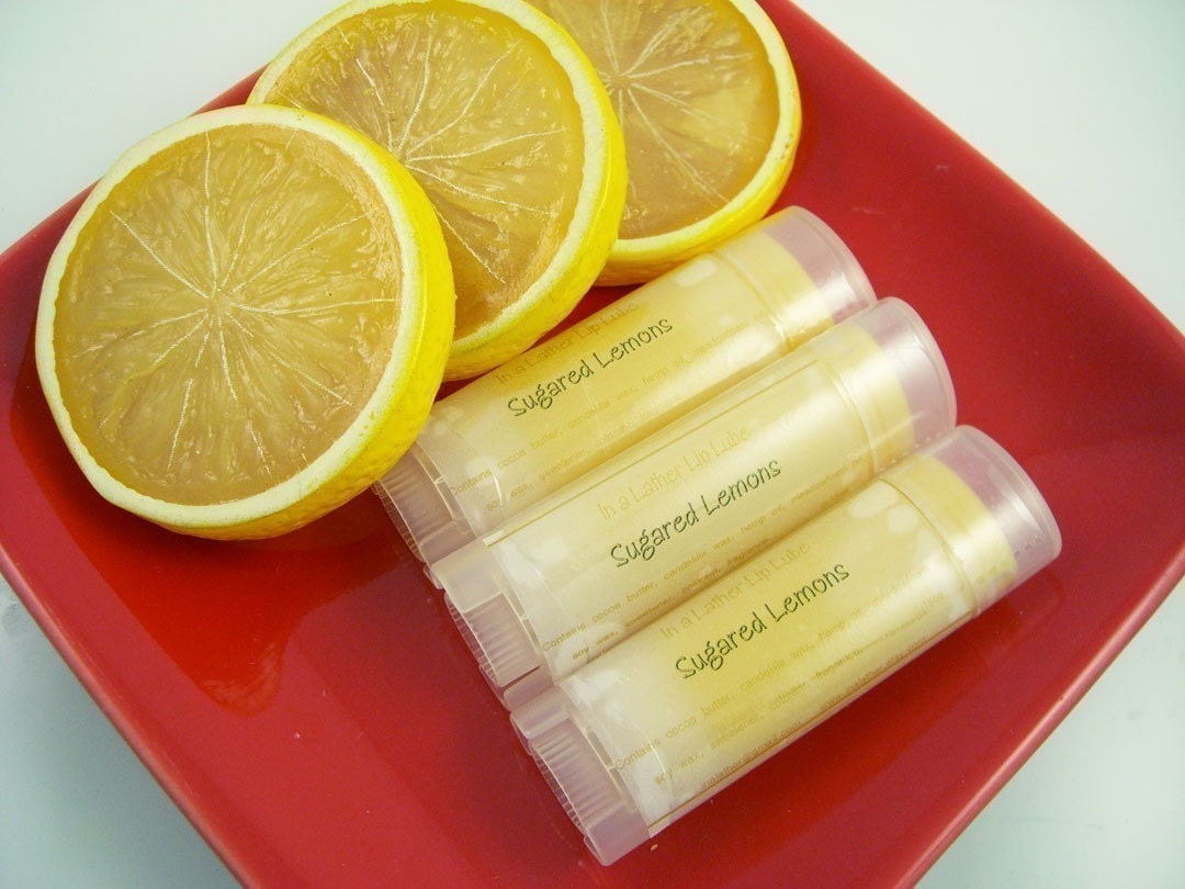 Sugared Lemons Handmade Lip Balm Vegan
