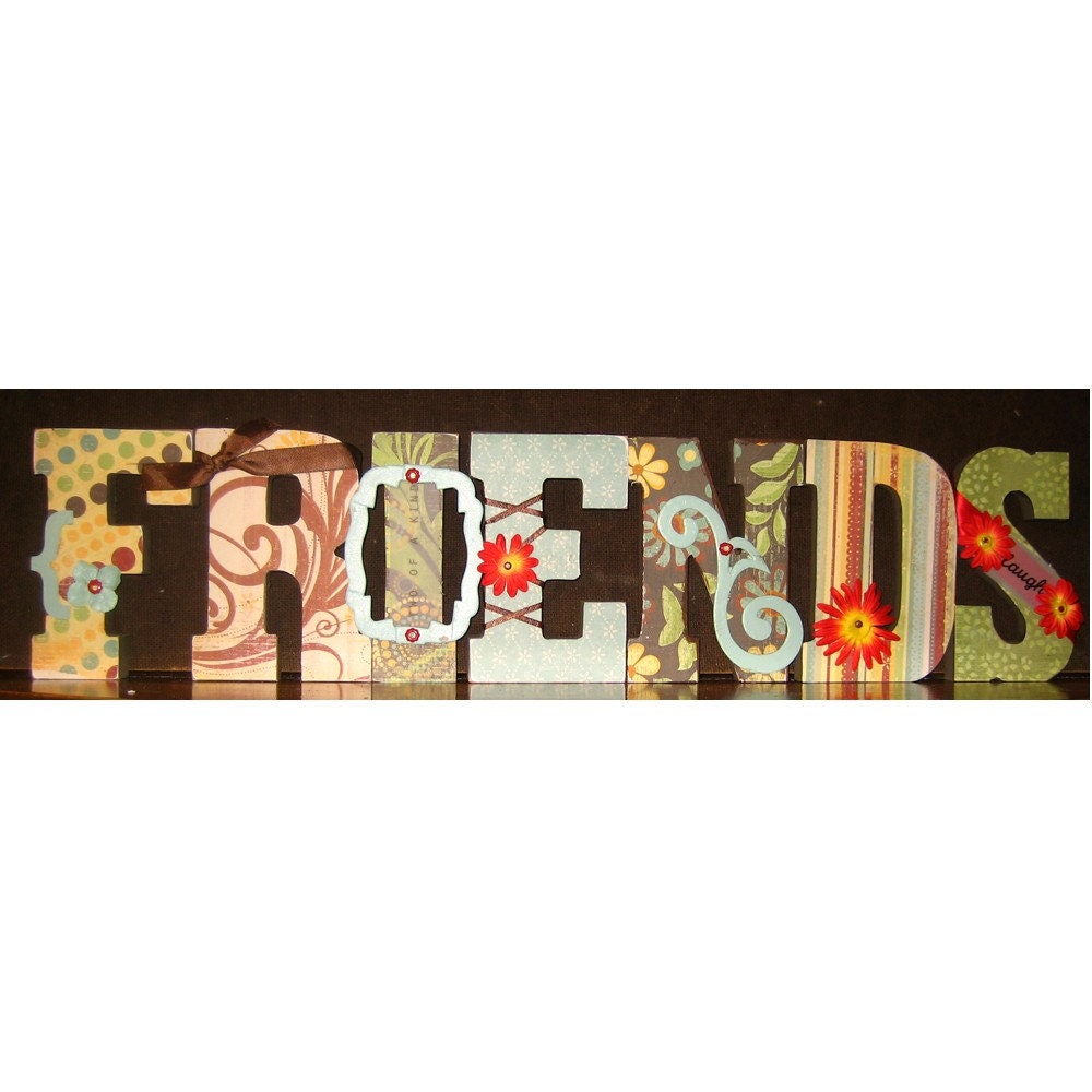 FRIENDS Wooden Sign