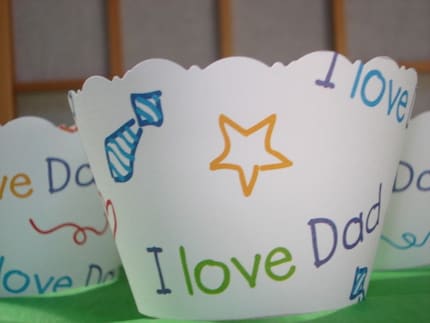 Father's Day Cupcake Wrappers