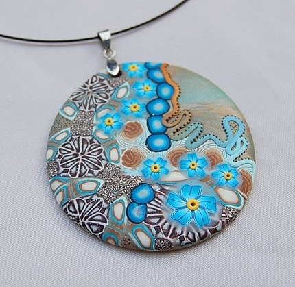 New Collection - Polymer clay Pendant
