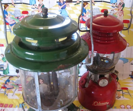Vintage Pair of COLEMAN Camp Lanterns
