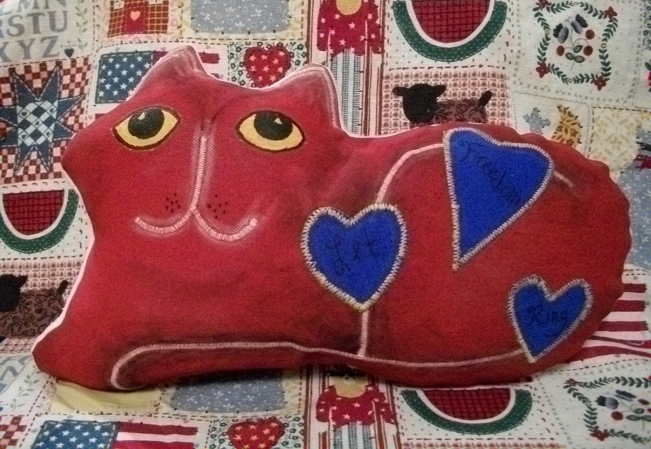 Pillow/ Americana Cat
