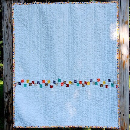 Bright Little Bits Baby Quilt