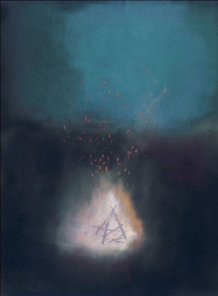 Campfire - limited edition print