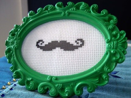Framed Handlebar Moustache