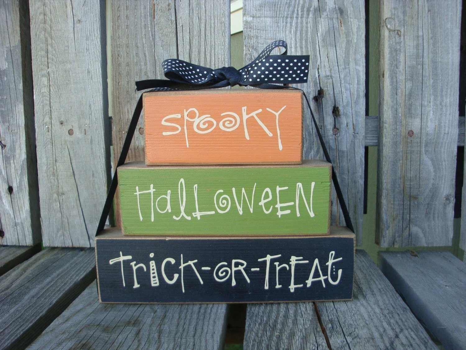 HaLlOwEeN Stacker Block Set - Goes GREAT with the other FALL items