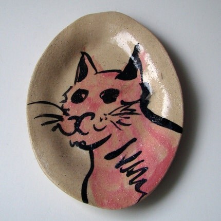 Cat Plate - For Charity -Ceramic Sketchbook Page 9