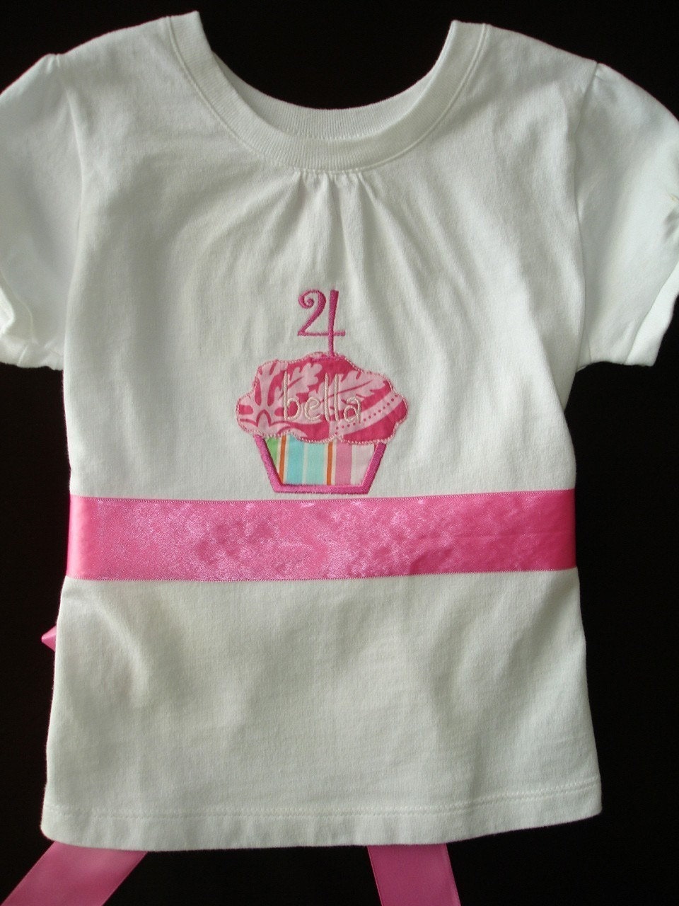 Custom Personalized Birthday Cupcake Shirt/Onesie