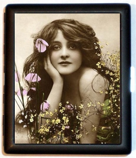 Nouveau Beautiful Woman with Long Flowing Hair and Flowers Everywhere 