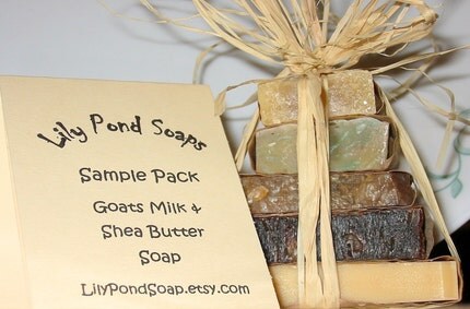 SMALL Soap Sampler Goats Milk CP and French Milled