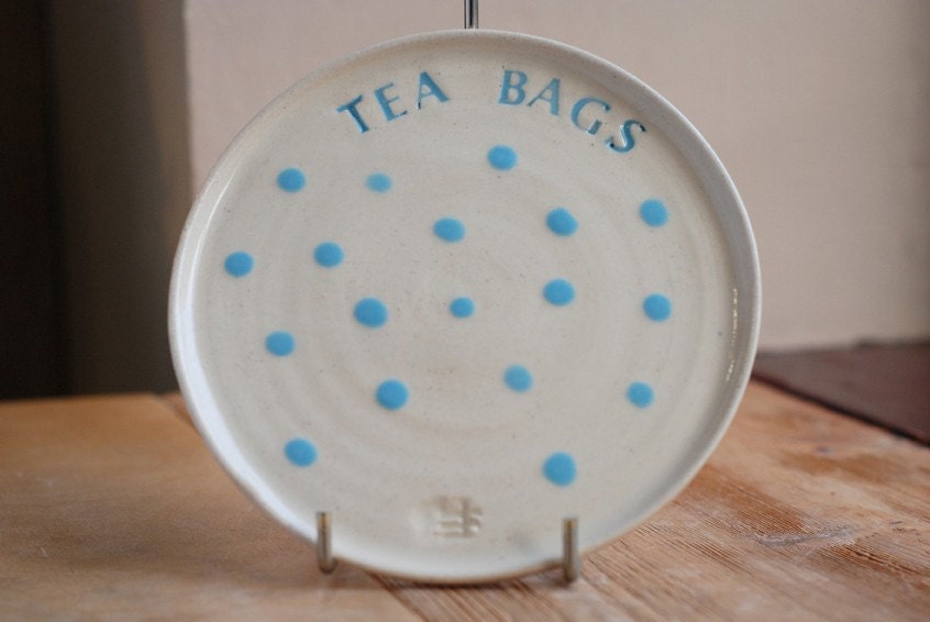 Ceramic Tea Bag Tray