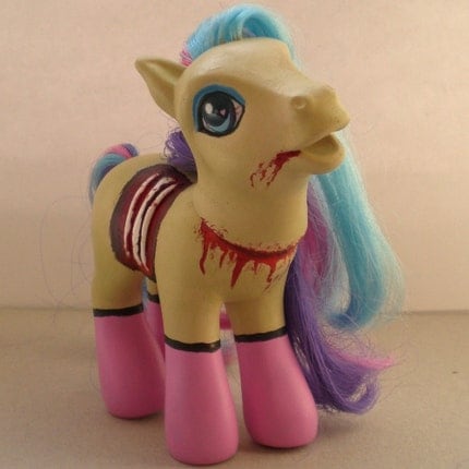 Zombie pinup my little pony 2
