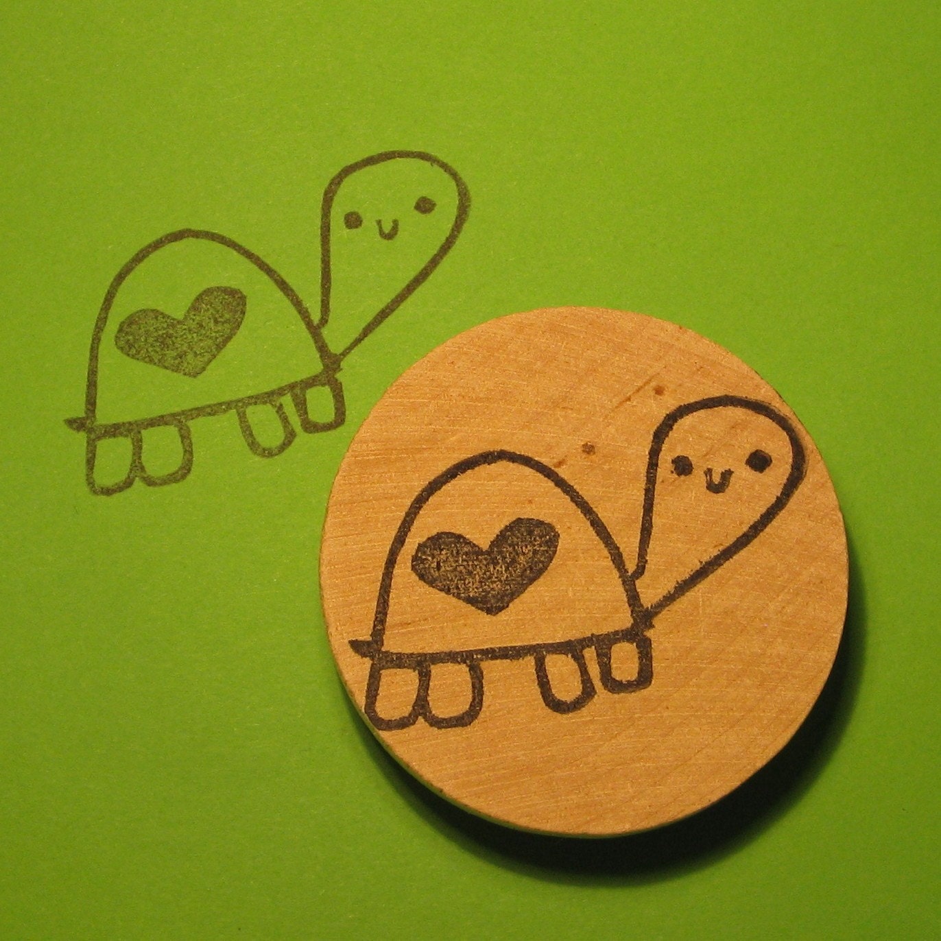 Cute turtle stamp