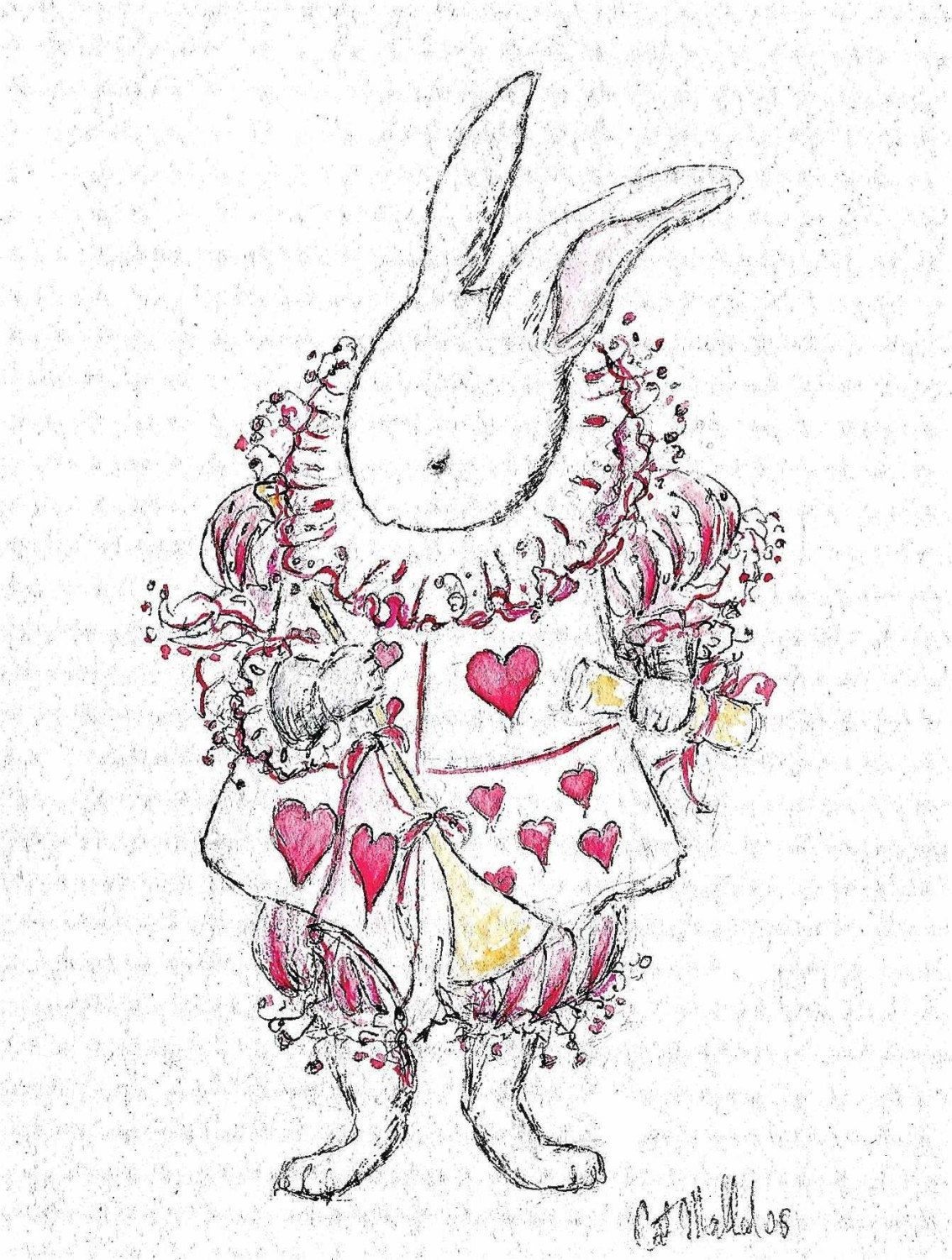 White Rabbit ACEO Limited Edition Print
